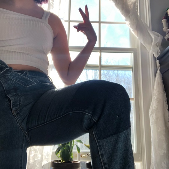 Crop high rise jeans - Picture 3 of 4